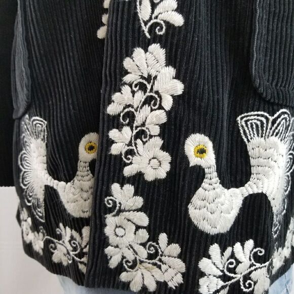 RARE anthropologie elevenses peacock corduroy - Picture 8 of 16